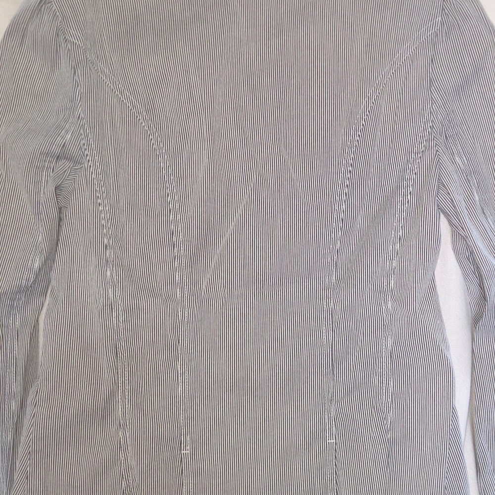 Lauren Ralph Lauren Blazer Women Large Navy White Striped Excellent Tailored - Picture 10 of 10